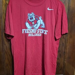 Nike Red Fresno State Bulldogs Tee